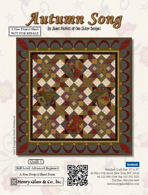 Autumn Spice Quilt #1 - Henry Glass Fabrics